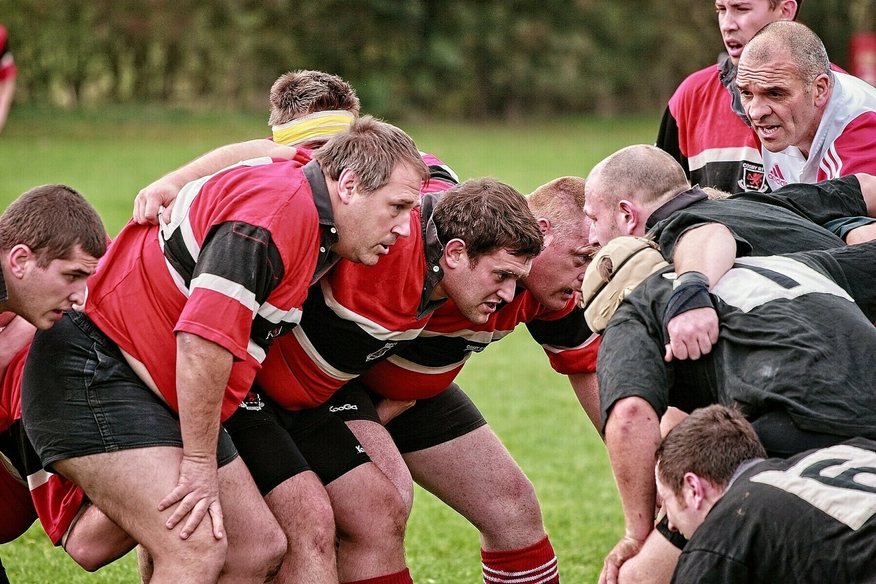 scrum down